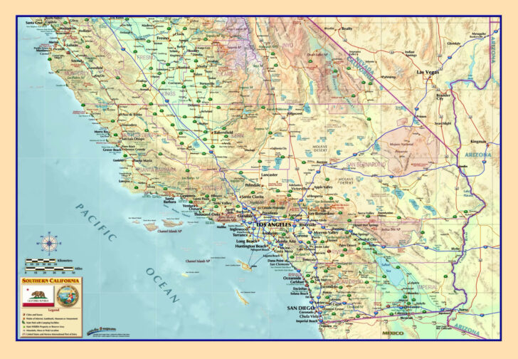 Map Of Southern California