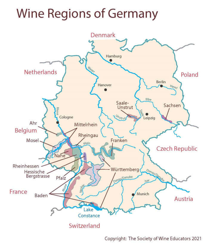 Printable Map Of Germany 2021