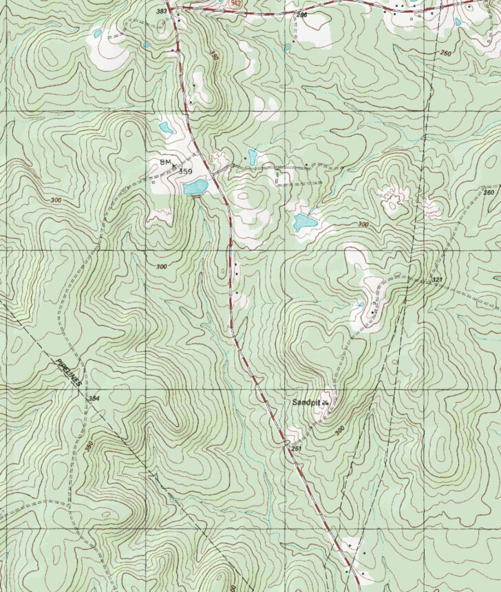 Free Printable Topographic Map