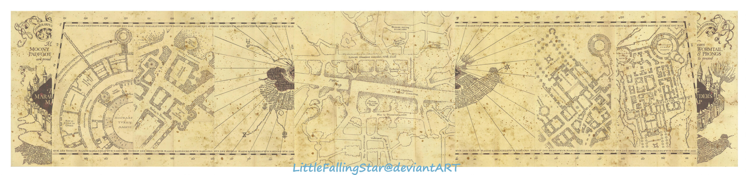 The Marauders Map By LittleFallingStar On DeviantArt