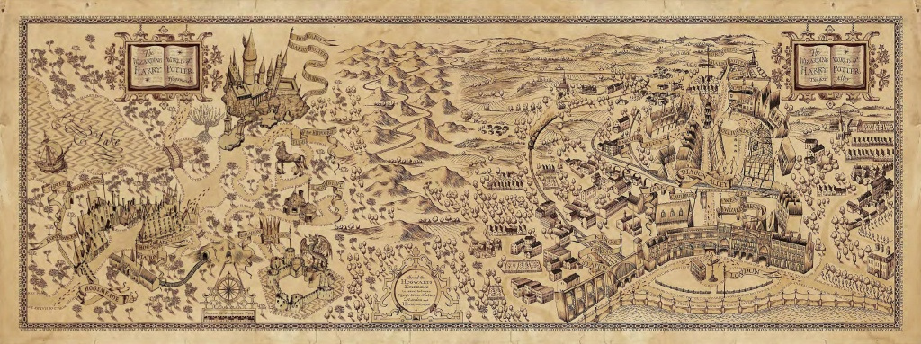 The Marauders Map Printable Free Printable Maps