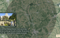 The Solar Eclipse Strip Map Find The Map