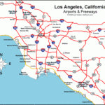 This Info Graph Map Of The Greater Los Angeles Area Shows The Freeway
