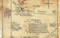 Thr r 39 s Map The Hobbit Inspired Thorin 39 s Map Etsy