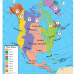 Time Zone Map North America 1 Time Zone Map Map Usa Map