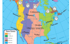Time Zone Map North America 1 Time Zone Map Map Usa Map