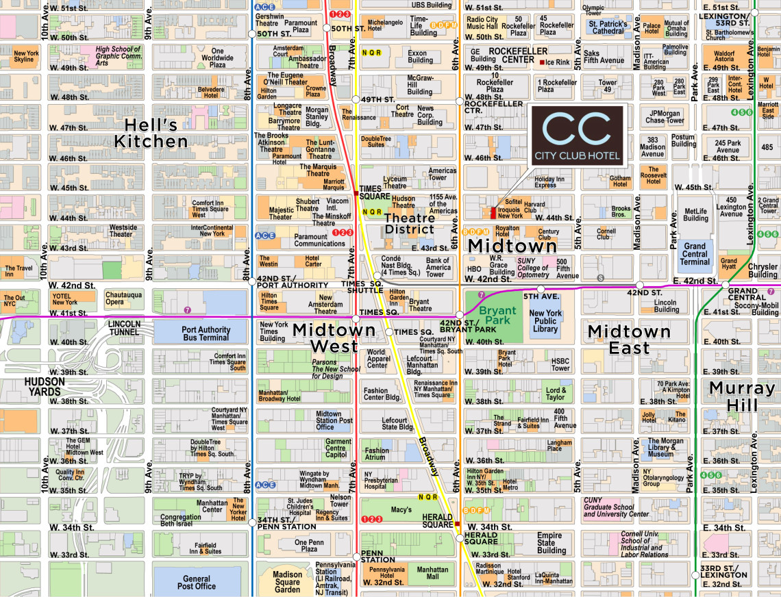 Times Square Map