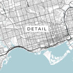 Toronto Map Print Toronto Print Toronto Art City Map Print Etsy