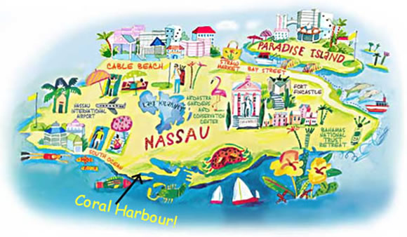 Tourist Map Of Nassau Bahamas Maps For You