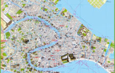 Tourist Map Of Venice City Centre Throughout Venice City Map Printable