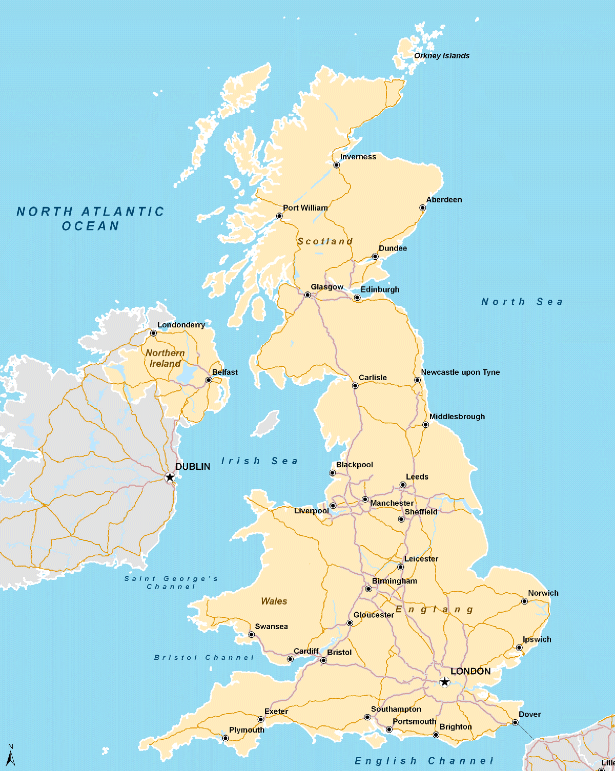 Uk Map Mapsof