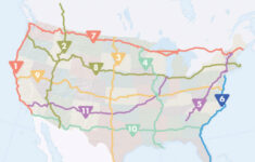 united states road trip map printable map United States Road Trip Map Printable Map