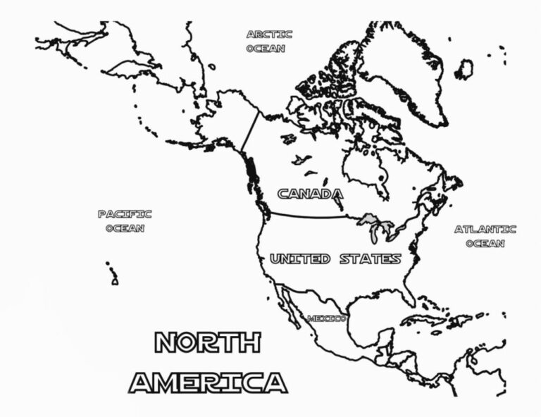 Us Map Coloring Pages Best Coloring Pages For Kids 768x592 