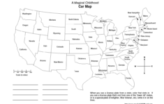 Use Printable Car Maps To Help Kids Learn Their States On Road Trips
