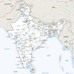 Vector Map Of India Political One Stop Map