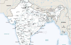 Vector Map Of India Political One Stop Map
