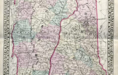 Vermont And New Hampshire State Map 1877 Scrimshaw Gallery