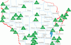 Wisconsin State Campgrounds Map Printable Map
