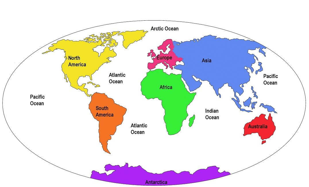 World Map Continents And Countries Labeled Hd Images 3 HD Wallpapers ...