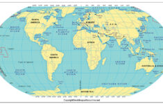 World Map Continents And Oceans Labeled World Map With Countries