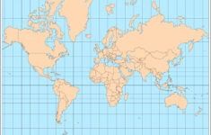 World Map Mercator Projection Printable Printable Maps