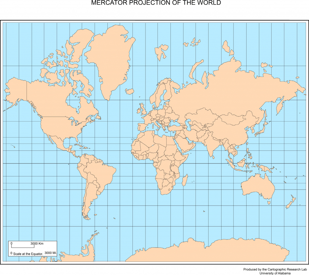 World Map Mercator Projection Printable Printable Maps