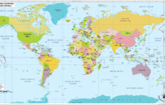 World Map Outline With Countries Labeled Fresh Political Within High