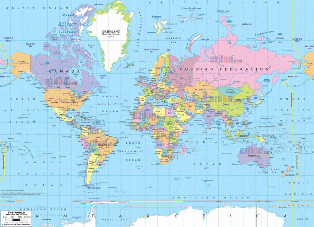 World Map With Capital Cities Printable Printable Maps
