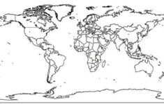 World Map With Countries Without Labels Mapamundi Para Imprimir