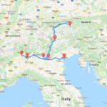 10 Days Road Trip Through Northern Italy And Austria With Family For Map Of Austria And Italy