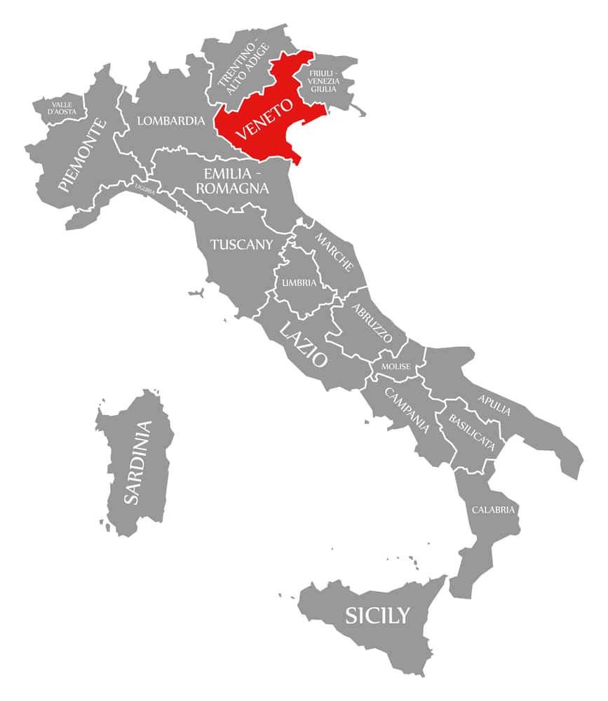 10 Reasons To Visit The Region Of Veneto In Northern Italy for Map Of Veneto Region Of Italy