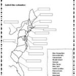 13 Colonies Map And Matching   Etsy Throughout Map Of 13 Original Colonies Printable