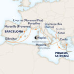 14 Day Greece, Italy & French Riviera Collectors' Voyage In Map Of France Italy And Greece 14 Day Greece, Italy & French Riviera Collectors' Voyage In Map Of France Italy And Greece