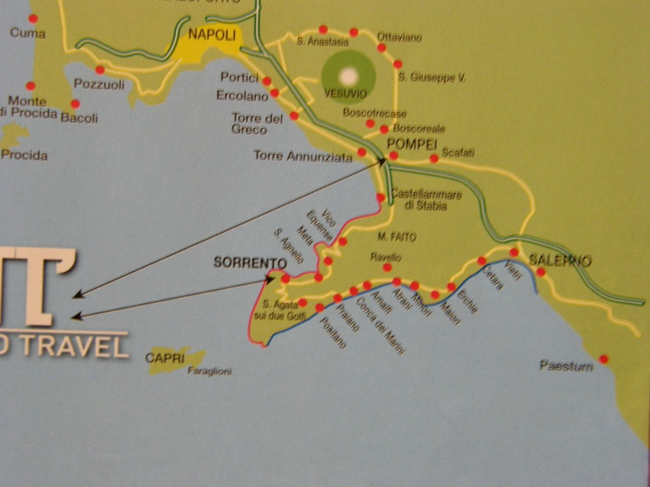 149-Pompeii intended for Pompeii on A Map of Italy