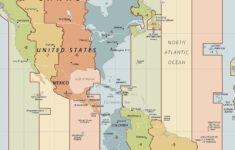 2021 Standard Time Zones Of The World Map - Map Of The World Time with North And South America Time Zone Map