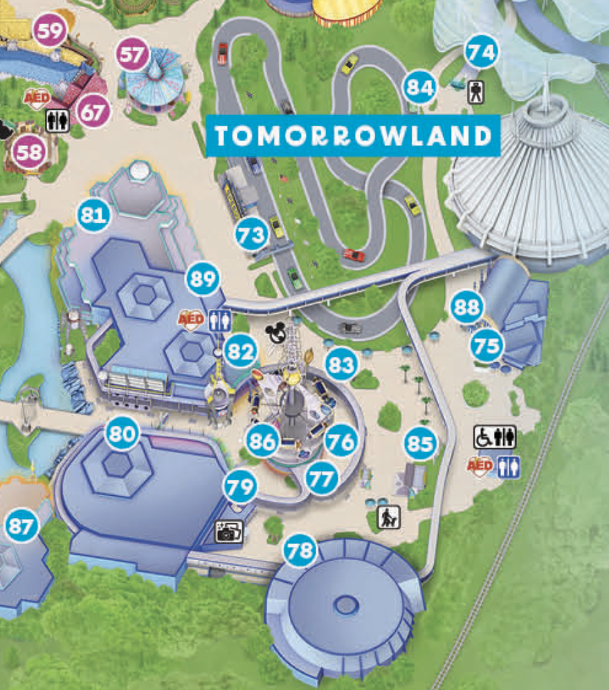 2025 Magic Kingdom Map - Walt Disney World - Wdw Magazine with Magic Kingdom Park Map 2025 Printable
