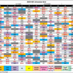 2025 Nfl Regular Season Schedule Grid & Strength Of Schedule Intended For Nfl Coverage Map Week 3 2025 Printable