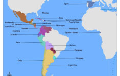 21 Spanish Speaking Countries Map And Country List within North and South America Map In Spanish
