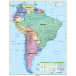 3 Map Western Hemisphere Essential Spring Roller Set W/Backboard With Regard To Map Of Western Hemisphere With Latitude And Longitude