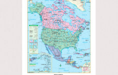 3-Map Western Hemisphere Essential Spring Roller Set W/Backboard within Maps Of The Western Hemisphere