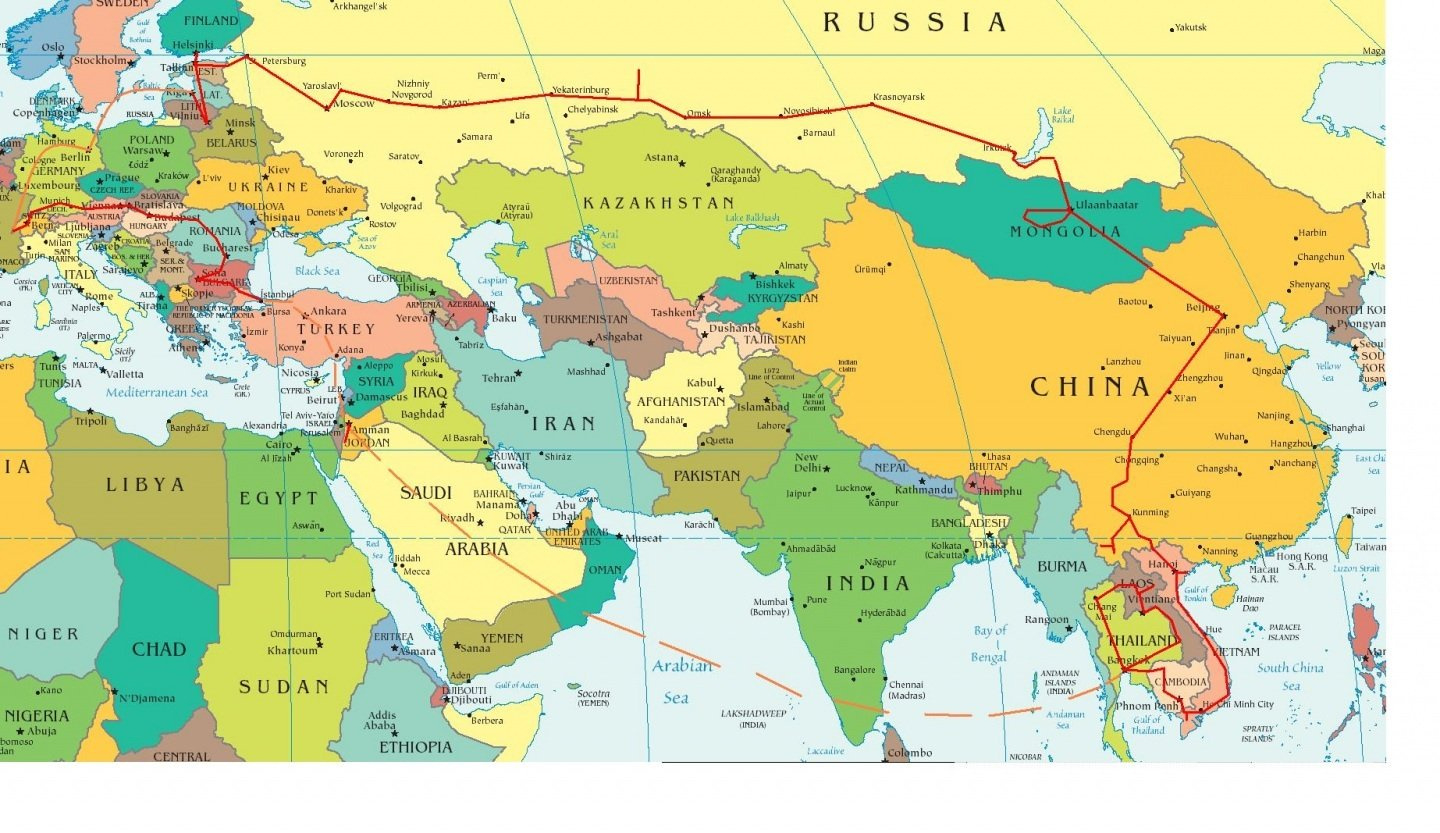 4 Free Full Detailed Blank And Labelled Printable Map Of Europe for Map Of Eastern Europe And Central Asia