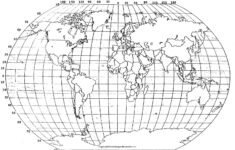 4 Free Printable World Map With Latitude And Longitude in Printable World Map Latitude And Longitude