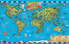 5 Free Blank Interactive Printable World Map For Kids Pdf pertaining to Free Printable World Map For Kindergarten