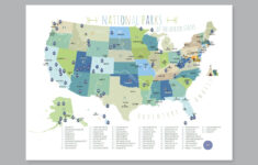 63 Us National Parks Karte, Druckbare Karte, Abenteuer Karte, Us for Map of US National Parks Printable