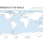 7 Printable Blank Maps For Coloring   All Esl Intended For Continents And Oceans Blank Map Printable