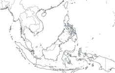 8 Free Maps Of Asean And Southeast Asia - Ase/Anup for Southeast Asia Map Printable