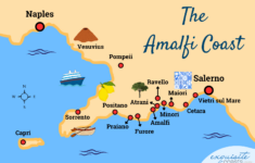 9 Best Amalfi Coast Beaches [Plus 3 Hidden Options] intended for Map of the Amalfi Coast Italy