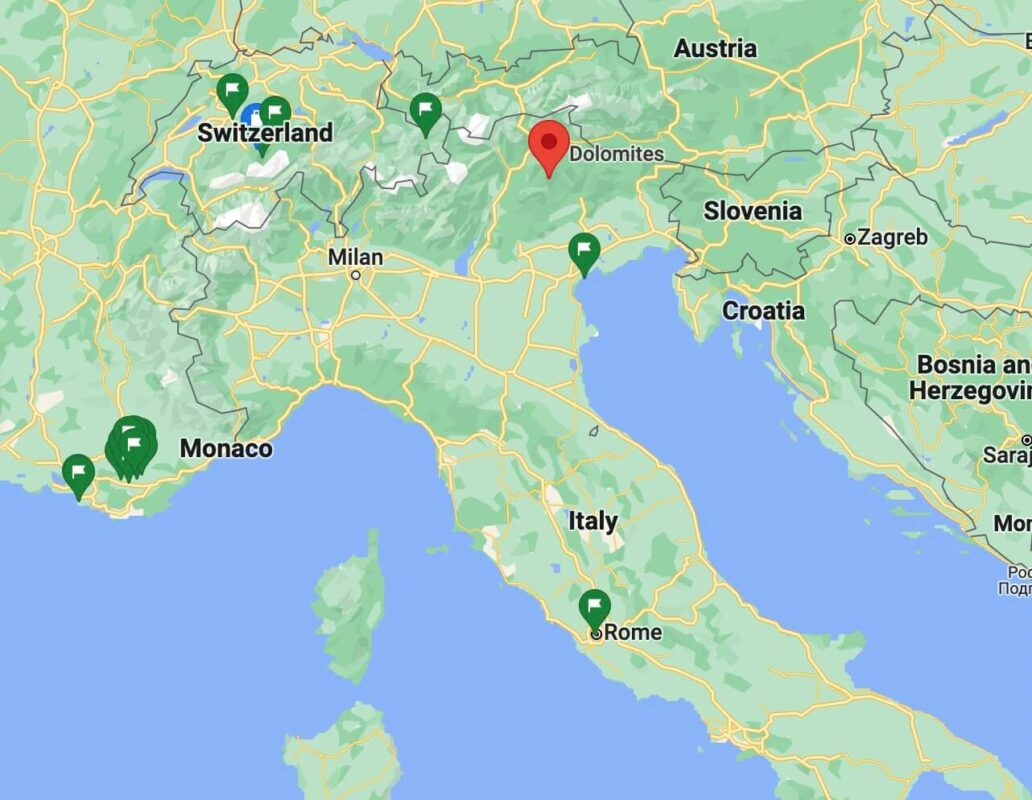 A Complete Guide To The Dolomites In Italy | I Heart Italy in Map Of The Dolomites Italy