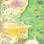 A Map Of Narnia And The Surrounding Countries   Barry Lawrence Intended For Narnia Map Download