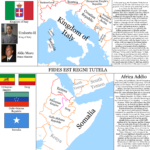 A Map Of The Kingdom Of Italy, Surrounding Areas, And Formerly For Map Of Italy And Africa